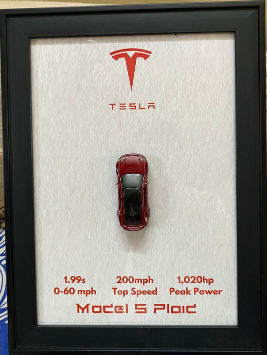 Tesla Model S Plaid HotWheels Frame