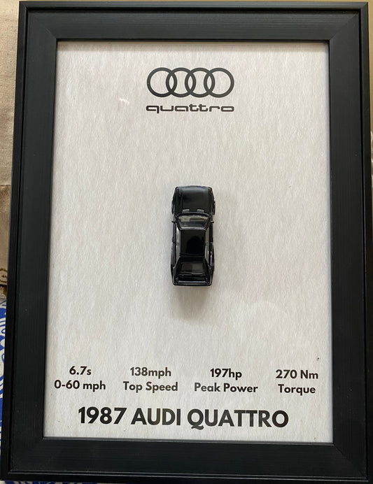 '87 Audi Quattro HotWheels Frame