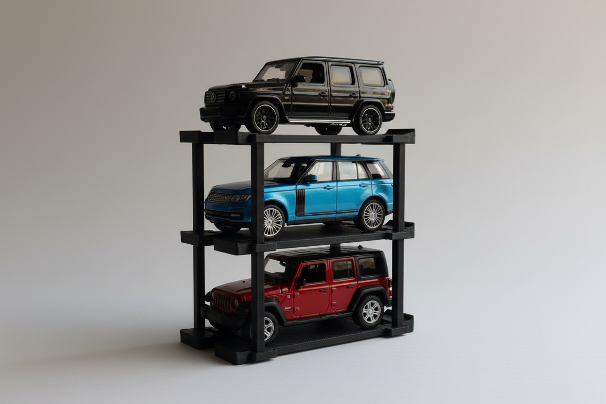 TallRide DeskStack – Hot Wheels Tabletop Display Stand
