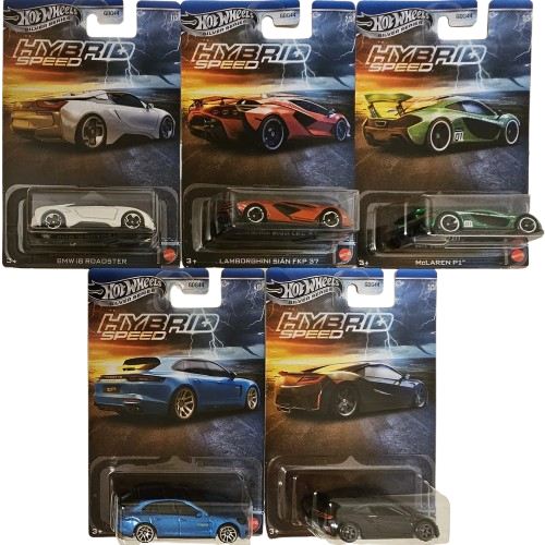 HotWheels Silver Series Hybrid Speed Set Of 5