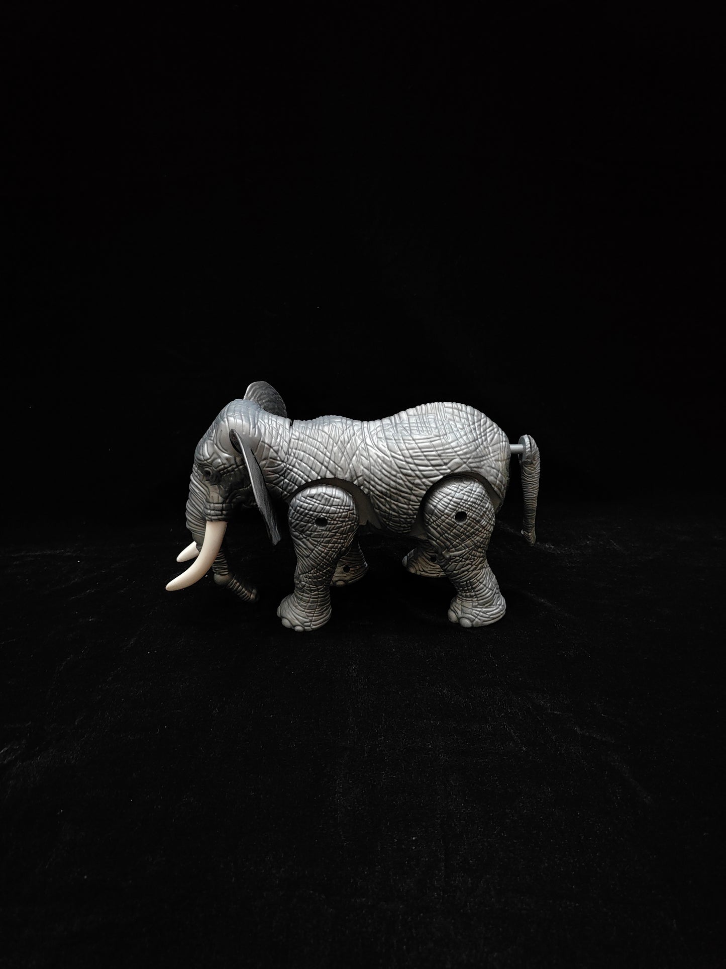 Walking Electric Elephant Toy for Kids and Toddlers with Music and Realistic Trumpet (Chinghar) Sound - Wiggling Tail and Shaking Head Wild Animal Figure - Battery Operated Toy