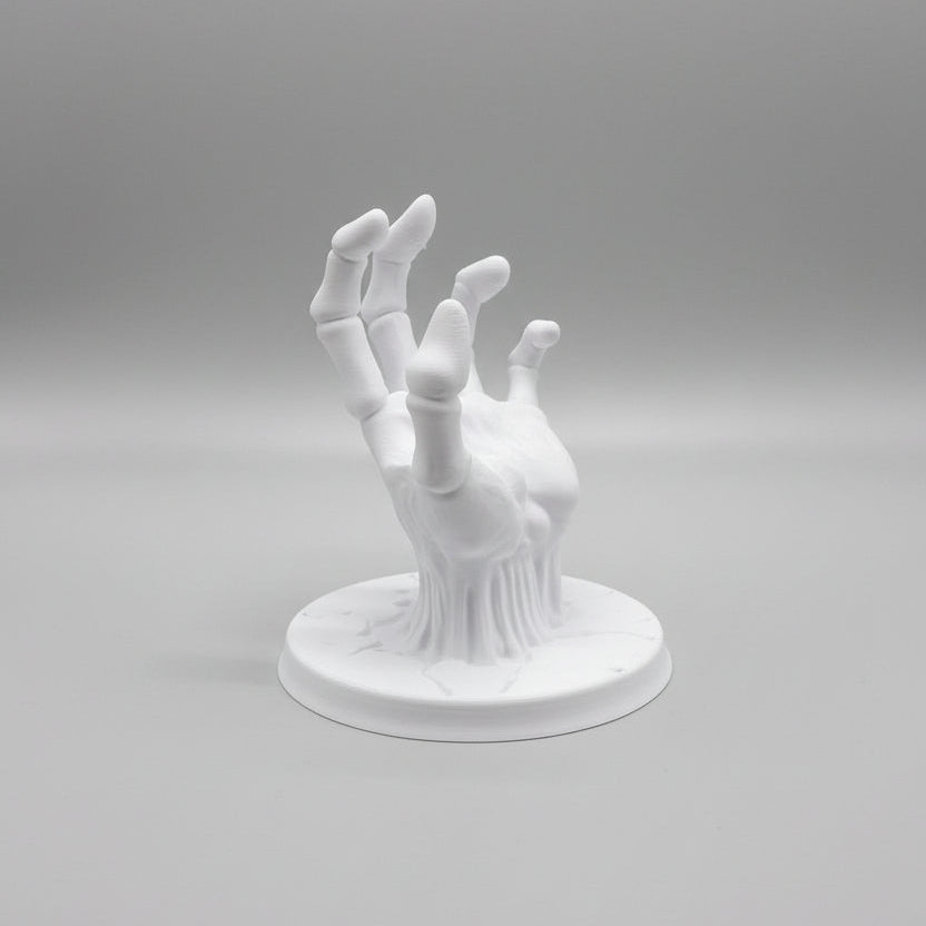 Grim Reaper Skeleton Hand Controller Holder Stand | Universal PS5, PS4, Xbox & Nintendo Switch Controller Display | 3D Printed Gaming Desk Organizer