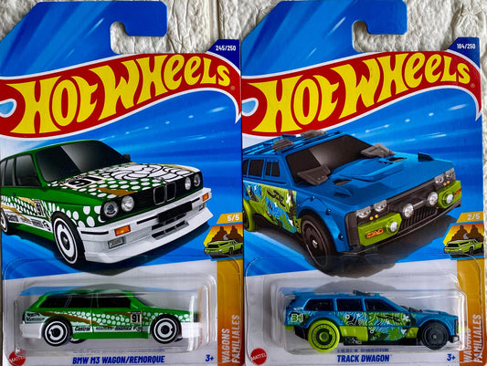 PACK OF 2 - BMW M3 WAGON/ REMORQUE AND TRACK DWAGON