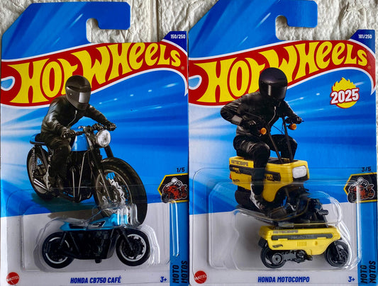 PACK OF 2 - HONDA CB750 CAFÉ AND HONDA MOTOCOMPO