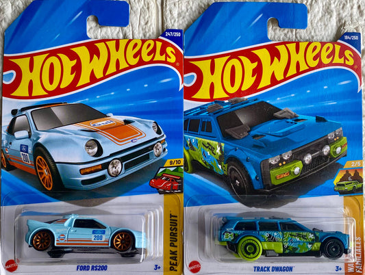 PACK OF 2 - FORD RS200 And TRACK DWAGON