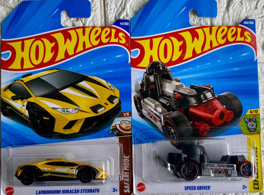 PACK OF 2 - LAMBORGHINI HURACÁN STERRATO AND SPEED DRIVER