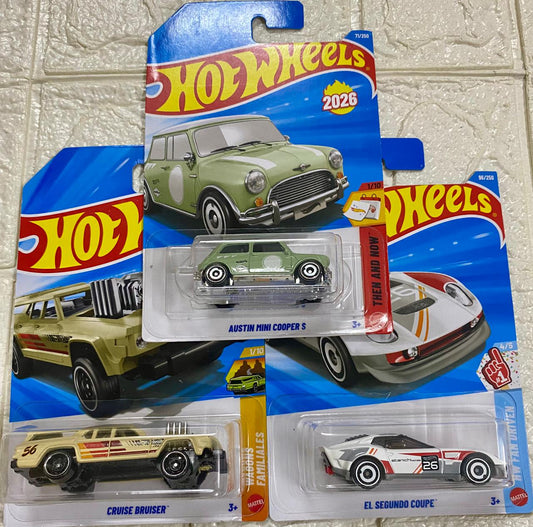PACK OF 3 - AUSTIN MINI COOPER S, CRUISE BRUISER®, EL SEGUNDO COUPE
