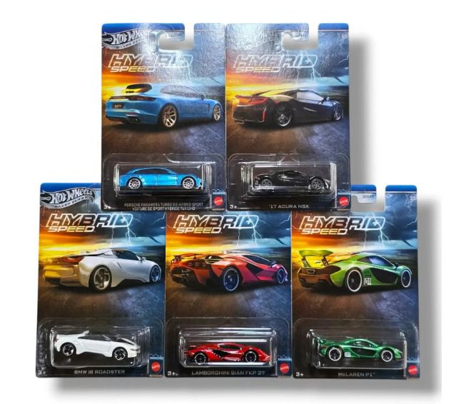HotWheels Silver Series Hybrid Speed Set Of 5
