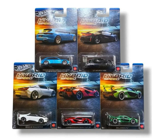 HotWheels Silver Series Hybrid Speed Set Of 5