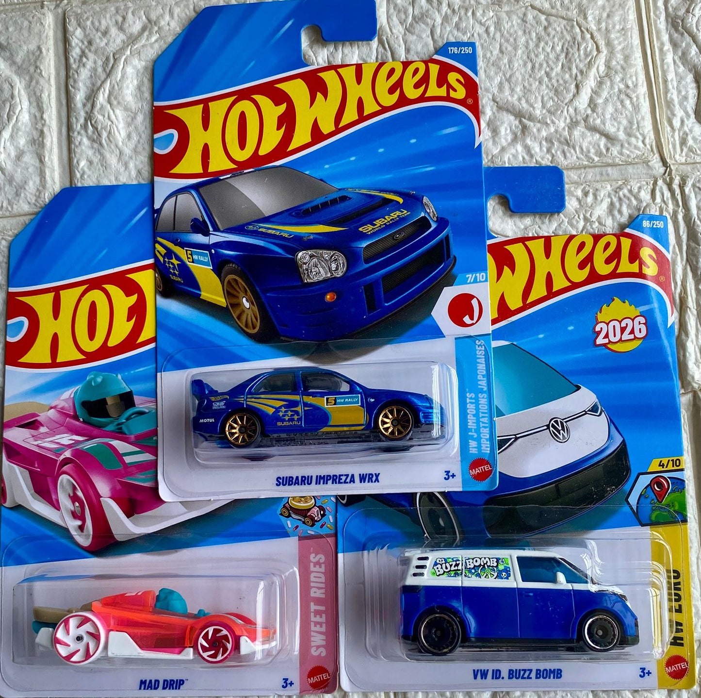 PACK OF 3 -  SUBARU IMPREZA WRX,MAD DRIP™ and  VW ID. BUZZ BOMB 3+