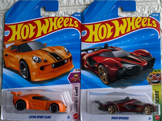 PACK OF 2 - LOTUS SPORT ELISE and MACH SPEEDER