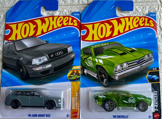 PACK OF 2 - '94 AUDI AVANT RS2 and '69 CHEVELLE®