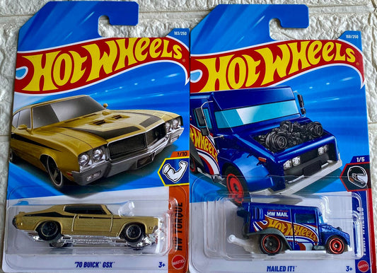 PACK OF 2 - "70 BUICK" GSX and MAILED IT!™