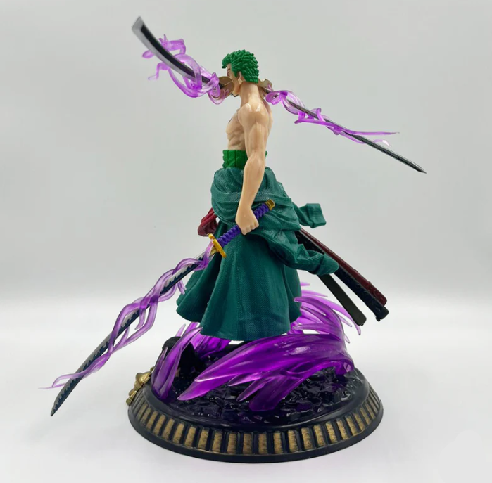 Roronoa Zoro Two-Faced 24 cm PVC Figure – High-Detail One Piece Statue